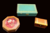 (3) Vintage Jewlery Boxes, Including Mele and
