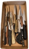 Box of Assorted Kitchen Knives