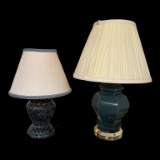 (2) Lamps-15” and 20” tall