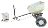 EZ Broadcast Pull-Behind Lawn Spreader with Hitch