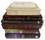 (6) Bibles and (2) Christian Books