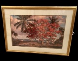 Framed and Signed Art Print by A.E. Backus-1970--