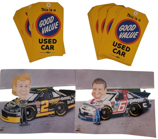 (20) Good Value Used Car Hang Tags,  Etc