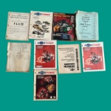 (9) Chevrolet Dealer Parts Catalogs, etc.