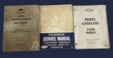 (3) Chevrolet Parts and Service Manuals