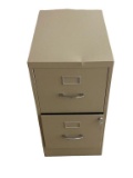 2-Drawer Metal Locking File Cabinet with Keys