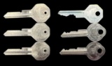 Assorted Vintage GM Key Blanks and Keys