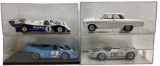 (4) Plastic NASCAR Toy Cars From Model Kits
