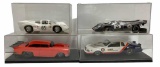 (4) Plastic Model Cars From Model Kit Assembled in