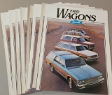 (8) 1980 Chevrolet Wagons Brochures