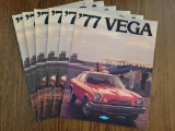 (7) 1977 Chevy Vega Brochures