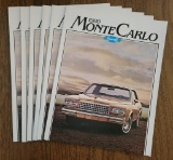 (7) 1980 Monte Carlo Brochures