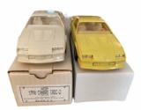 (2) Camaro Promo Cars:  1985 Yellow and Ertl 1990