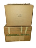(2) Promotional Car Cardboard Cases - EMPTY