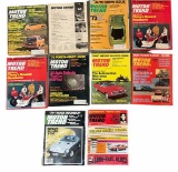 (10) Vintage Motor Trend Magazines - 1972: