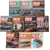 (10) Vintage Stock Car Racing Magazines: 1970 -