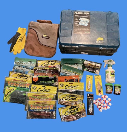Assorted Fishing Tackle, Including A Plano 5257