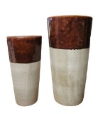 (2) Decorative Pottery Vases