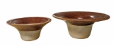 (2) Decorative Pottery Bowls