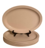 (7) Melmac Oval Platters--15 3/4
