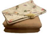 (2) Tablecloths: 60 x 116 and (1) Table Runner: