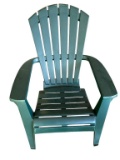 (5) Green Plastic Chairs
