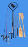 Assorted Fishing Tackle, Including Telescoping 8