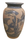 9 1/2” H Pottery Vase