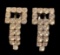 (2) Rhinestone Dresss Clips