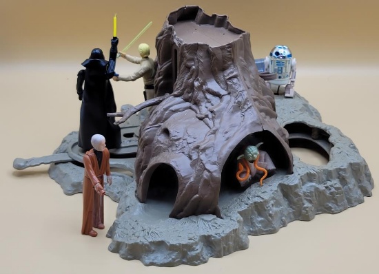 1980 Kenner Star Wars Dagobah Playset w/Figures