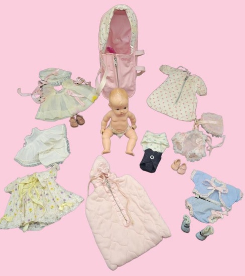 1962  Vogue "Ginnette" Baby Doll w/accessories