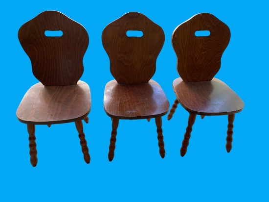 (3) Children's Chairs