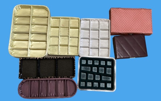 Assorted Jewelry Dividers and Jewelry Boxes