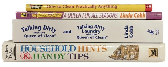 (4) Books on Cleaning
