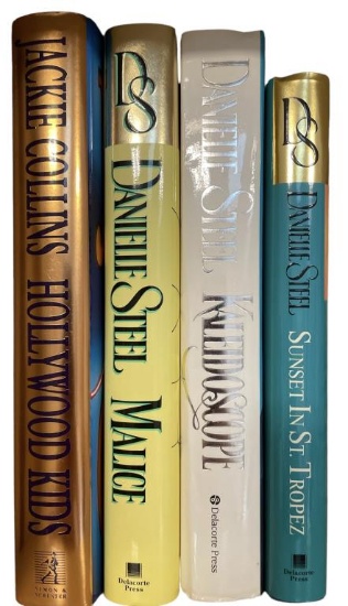 (4) Danielle Steele Hard Cover Books