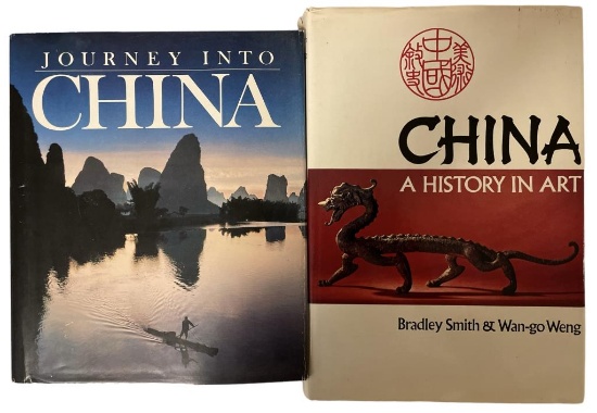 (2) Coffee Table Books on China