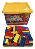 Assorted Mega Blocks and Large Legos