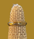 14 Kt Yellow Gold Wedding Band--Size 6--4 Grams