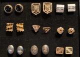 (9) Pair of Cuff Links including (2) Sterling