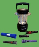 Assorted Flashlights and (1) Lantern