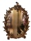 Ornate Gold Framed Mirror - 13” x 17”