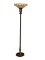 Floor Lamp with Glass Shade - 63 3/4? To Top of