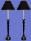 Pair of Metal Table Lamps - 31 1/2? H to Top of