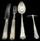 (4) Pieces of Coin Silver Flatware marked “800”