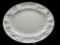 Oval White Platter--Made in Italy--19 1/2