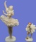 (2) Porcelain Ballerina Figurines: HS