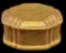 Vintage Borghese Gold Finish Covered Jewelry Box--