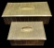 (2) Rectangular Brass Decorative Hinged Boxes