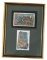 Framed Art of Stamps From Israel-10” x 14”
