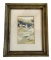 Framed, Matted, and Signed Painting-7.5” x 9.5”